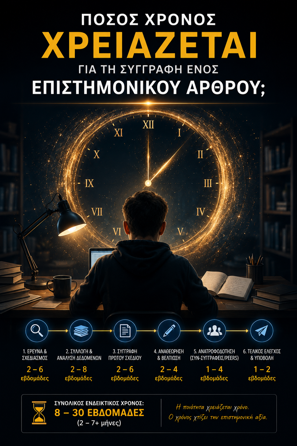 Πόσος Χρόνος Χρειάζεται για τη Συγγραφή ενός Επιστημονικού Άρθρου